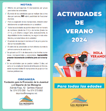 Imagen Escuelas de verano en Alberuela de Tubo y Sodeto