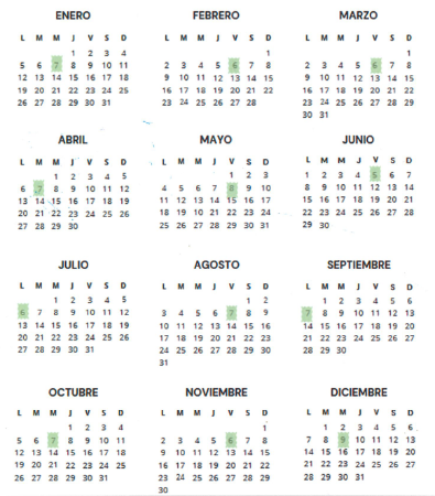 Imagen Calendario Recogida Residuos Voluminosos 2026