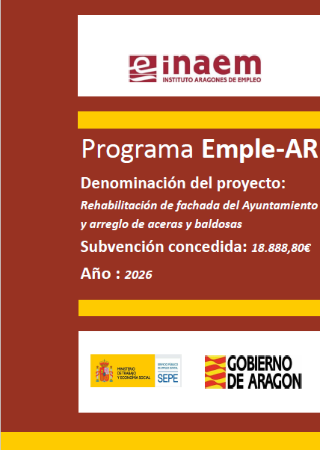 El Ayuntamiento de Alberuela de Tubo recibe una subvención del INAEM...